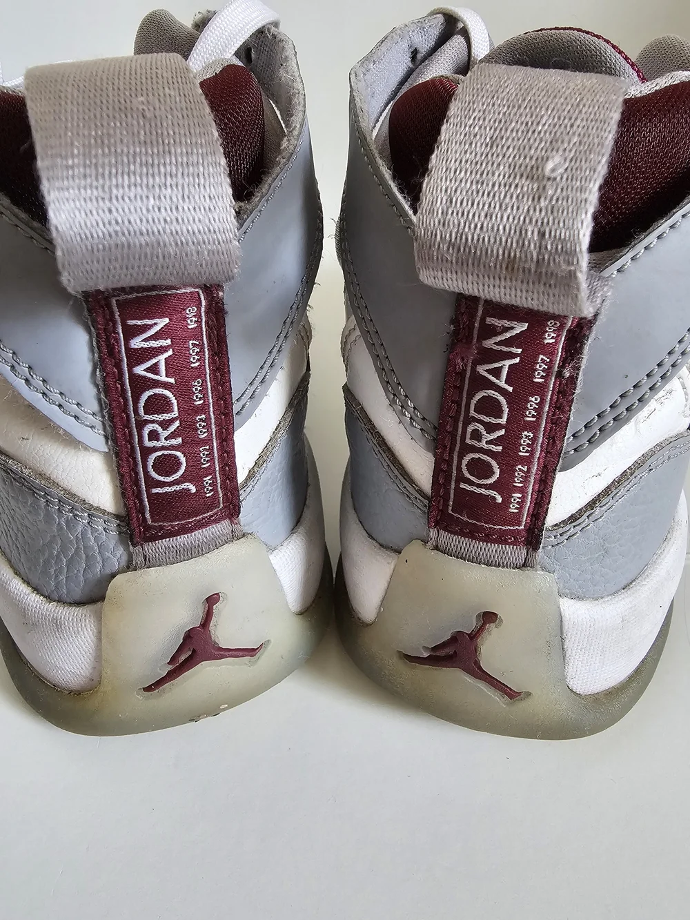 Nike Air Jordan Jumpman Two Trey Cherrywood Red Sneakers Youth 5Y